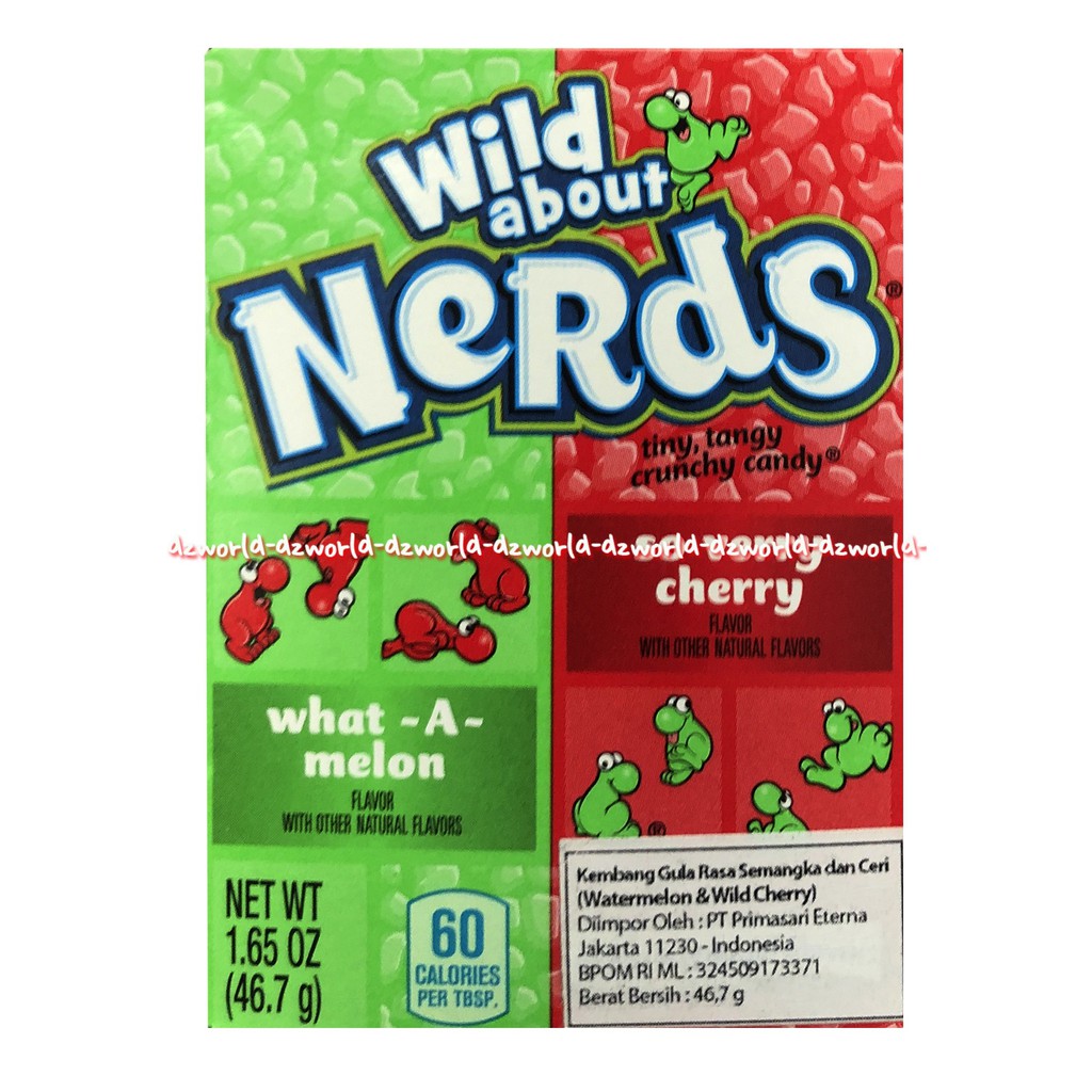 Nerds Cherry lemonade 46g Tropical Punch Chery Permen Kembang Gula Rasa Buah Semangka Apel Raspebry