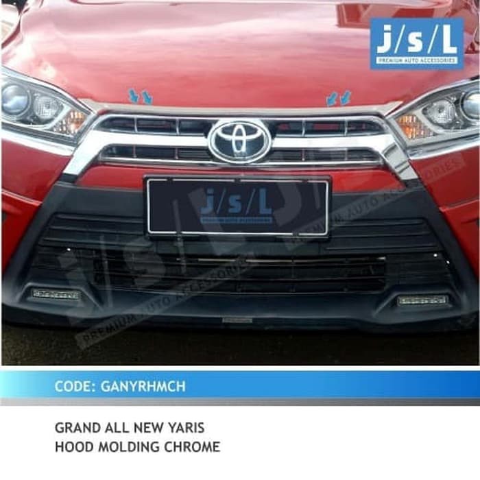 Hood Molding Kap Mesin all new Yaris 2014