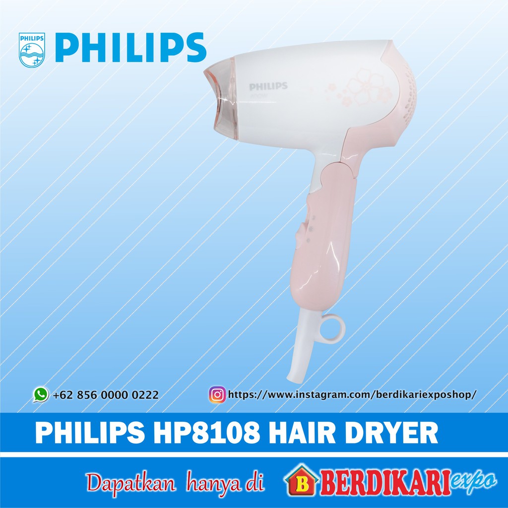 PHILIPS HP8108 400W HAIR DRYER