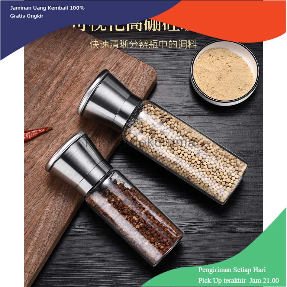 TD-AI SSGP Penggiling Biji Lada Manual Spice Pepper Mill Grinder - SS304