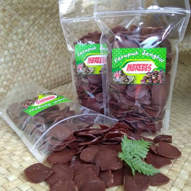 Kerupuk Jengkol Mentah Produksi Brebes Jajanan Enak Kemasan 200gr