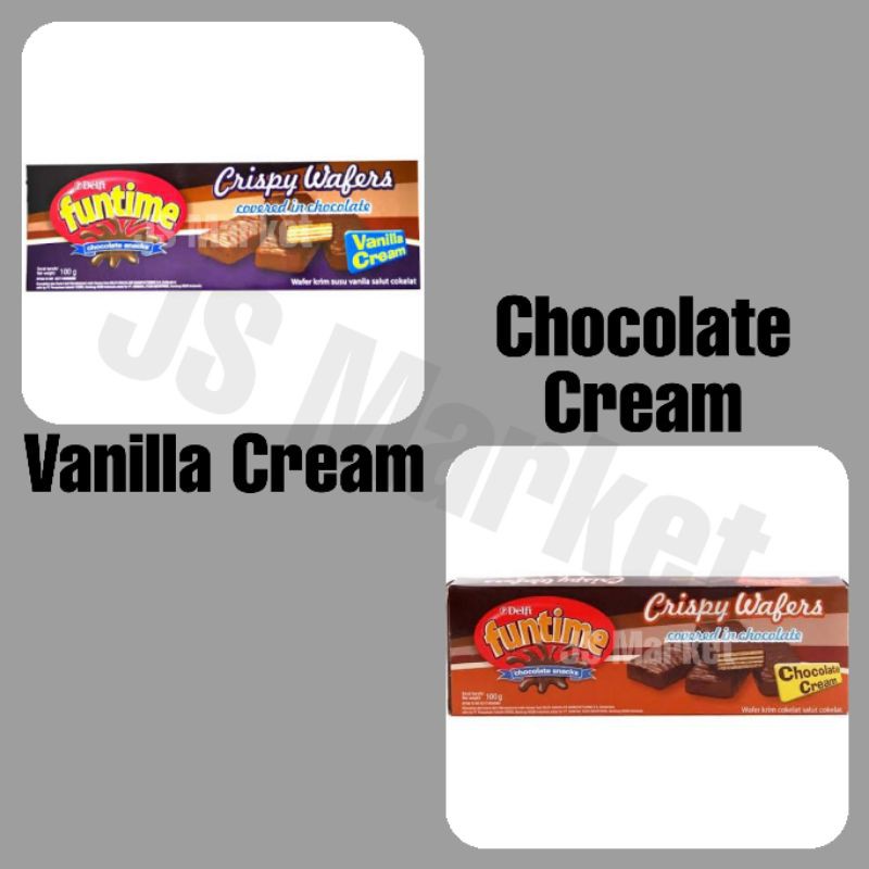 DELFI FUNTIME CHOCOLATE/VANILLA CREAM 100GR