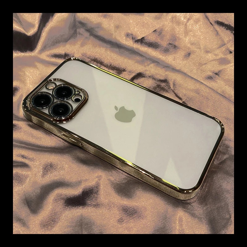 Soft Case Transparan Bentuk Persegi Tahan Banting Untuk IPhone 7 8 Plus X Xs Max 13 12 11 Pro Max 12 13 Pro Max