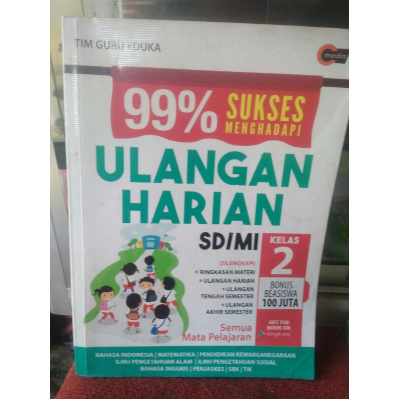 buku pelajaran ulangan harian kelas 2 SD