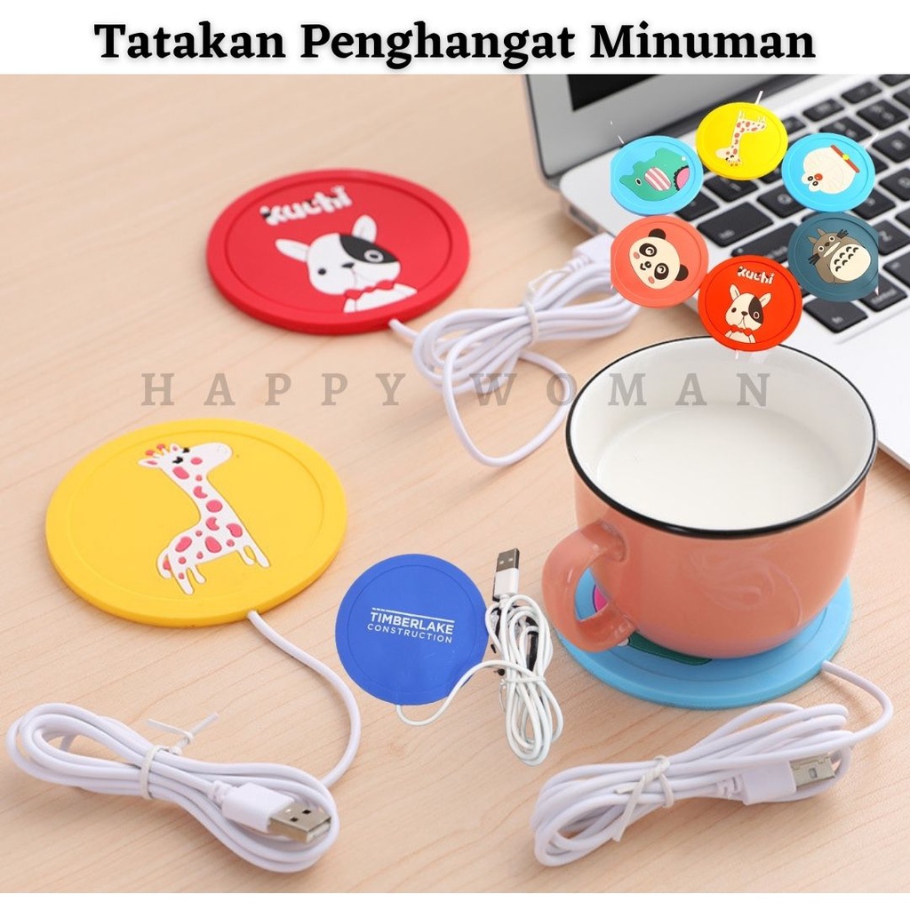 Penghangat Minuman Kopi Teh Tatakan Gelas Pemanas Coffee Cup Warmer Heating Pad