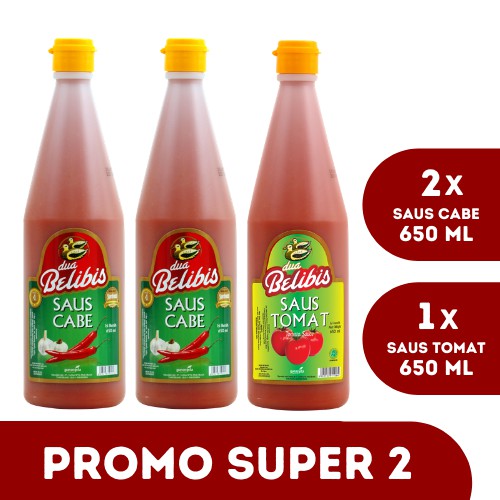 

PROMO SUPER-2 DUA BELIBIS (ONLINE) CABE 650 2 PCS + TOMAT 650 1 PCS