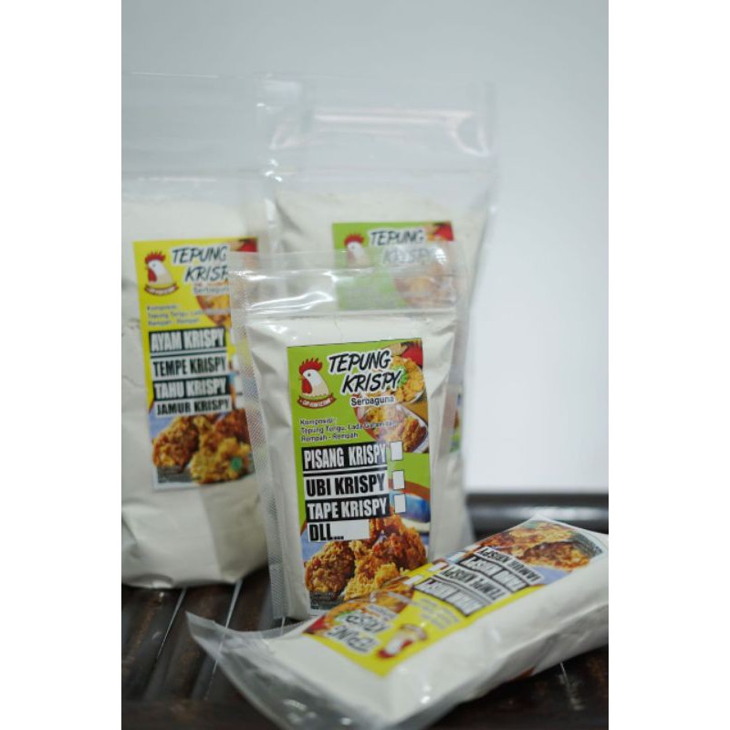 

(500Gram) Tepung Crispy Ayam ketawa Serbaguna