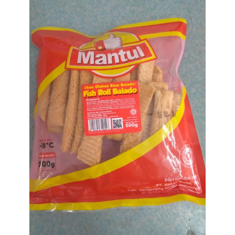 

MANTUL FISH ROLL RASA BALADO 500g