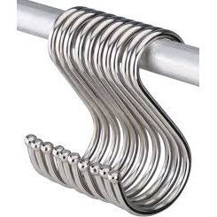 GANTUNGAN S HOOK CRHOOM STAINLESS LETTER TEBALcp