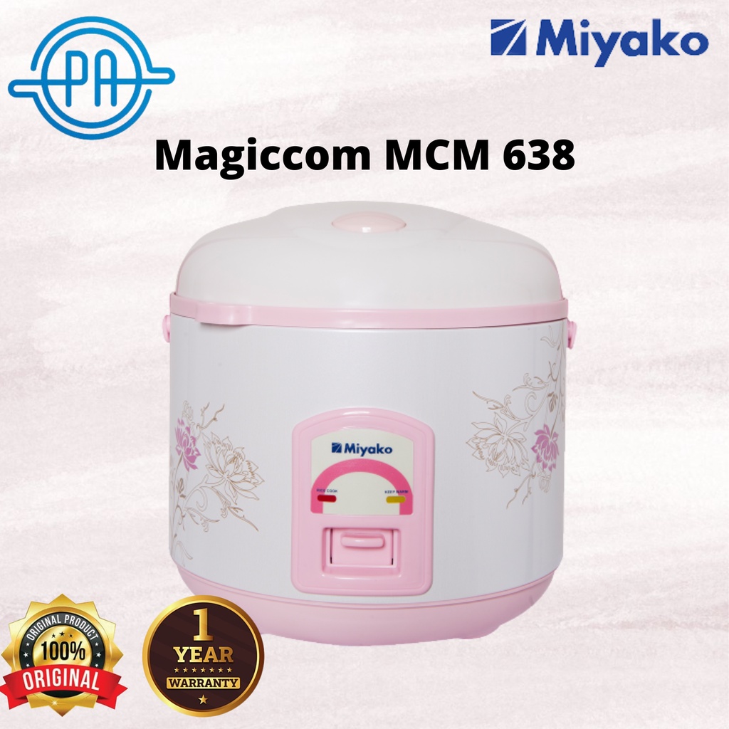 Miyako Magic Com Rice Cooker 3in1 MCM-638 - 1.8 Liter