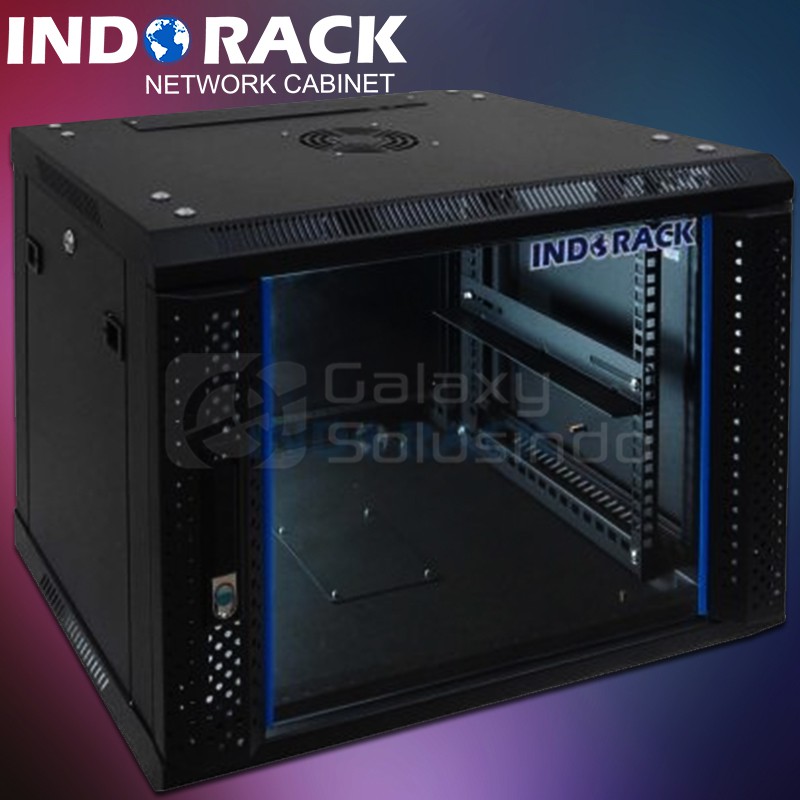 INDORACK WALLMOUNT 8U Depth 600MM Single Door WR6008S