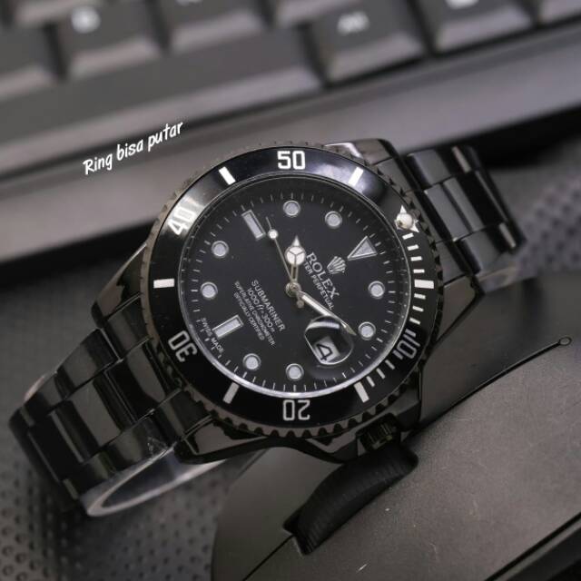 JAM TANGAN PRIA ROLEX SUBMARINER SEMI SUPER