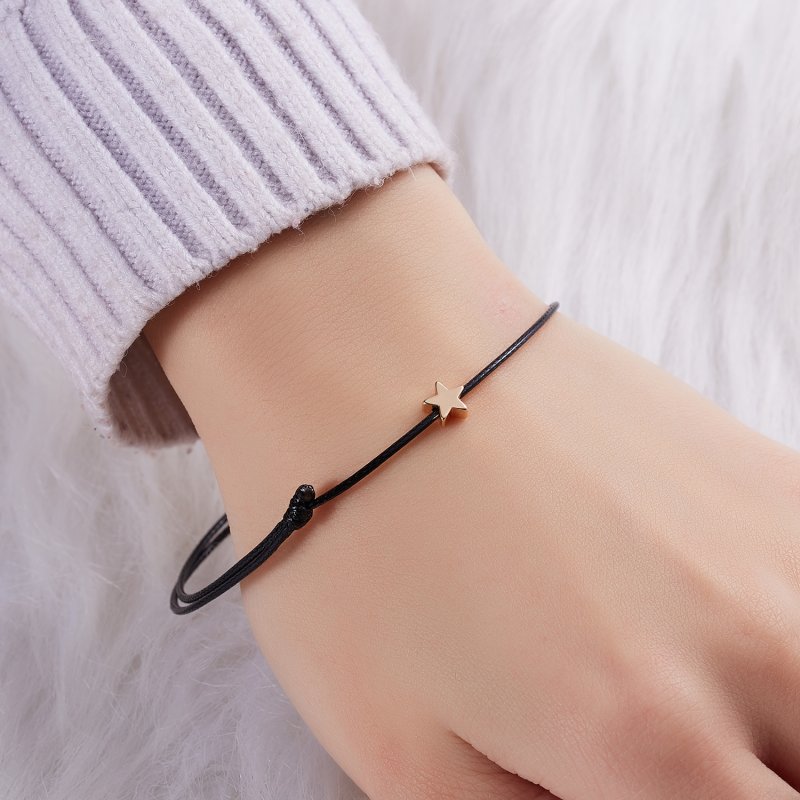 Gelang Tali Handmade Hias Bintang Untuk Pasangan