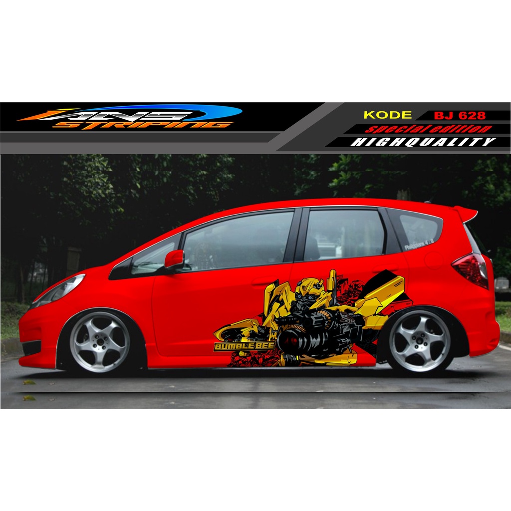 DECAL STICKER MOBIL JAZZ BRIO AVANZA SIGRA YARIS / STIKER VARIASI MOBIL / MODIF STICKER MOBIL 628