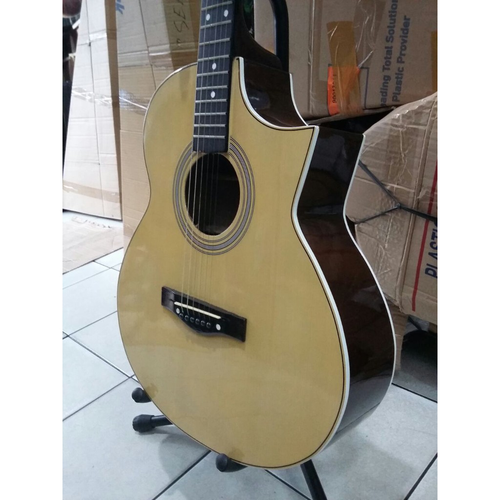 Gitar Akustik Merk Ibanez Merk Natural Jumbo Sunkay Trusrod Jakarta Murah