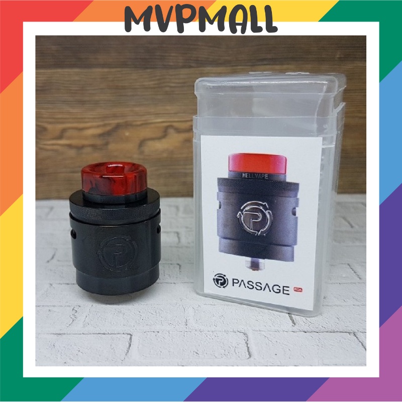 [BISA COD] Passage RDA 24mm by Hellvape Best Clone Vape Atomizer