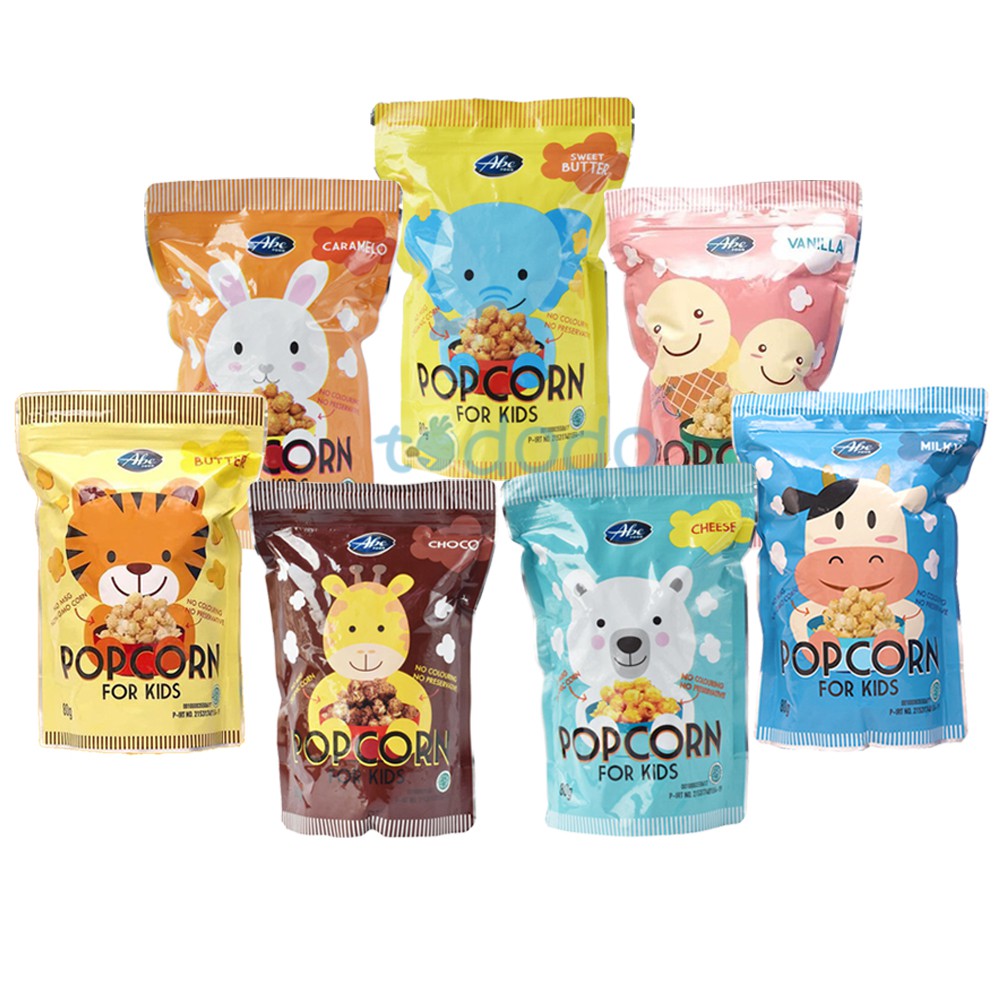 Abe Food Popcorn For Kids 80gr - Snack Anak