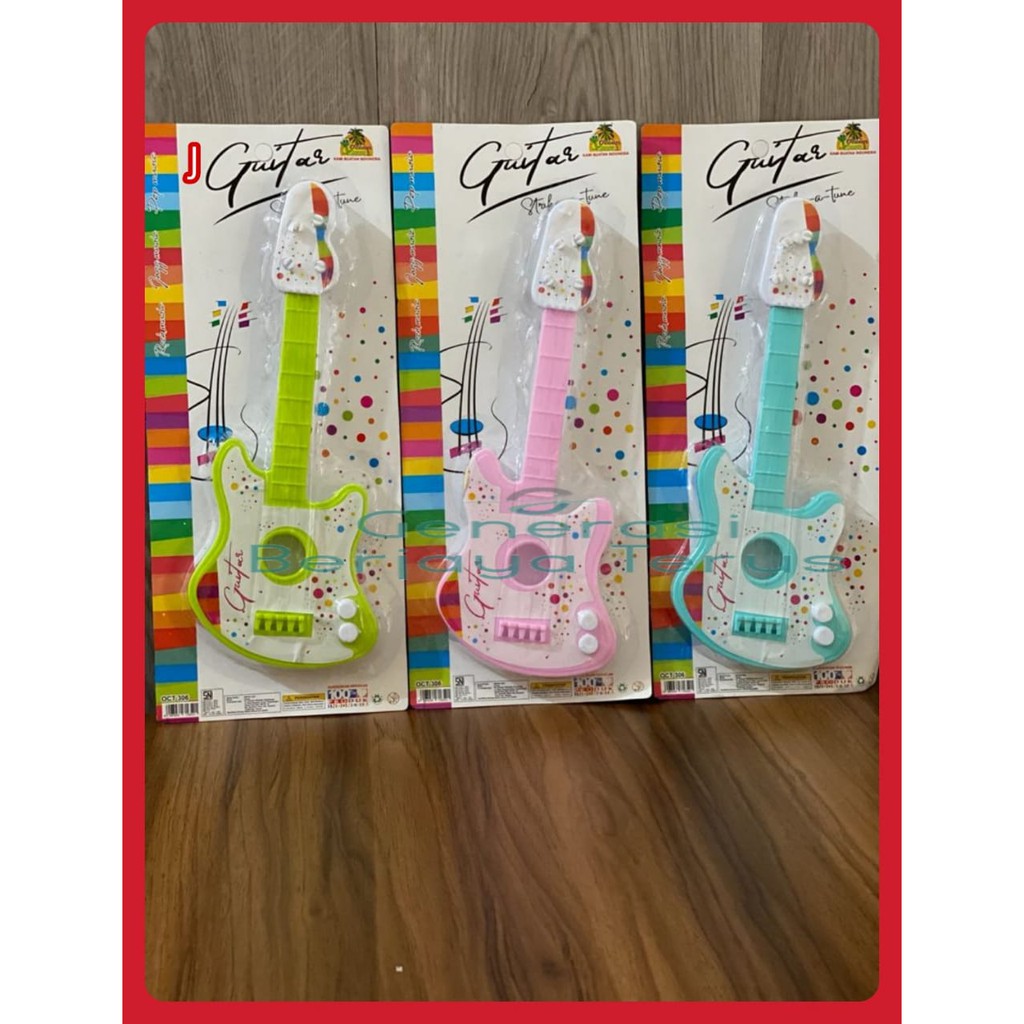 MAINAN ANAK GITAR MUSIK UK KECIL OCT 306/MAINAN EDUKASI GITARAN ANAK