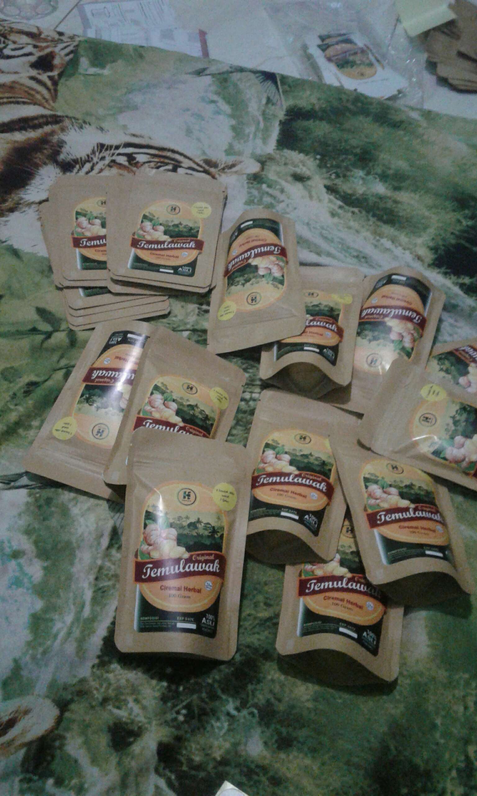 Standing Pouch Eco Laminated Craft Paper Kemasan Kertas Kraft Food Snack Coffee Kopi Bubuk Packaging