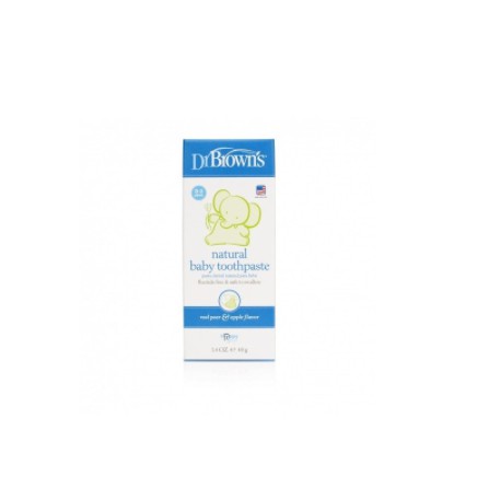 DR.BROWNS NATURAL BABY TOOTHPASTE 0-3T HG025 / PASTA GIGI ANAK / ODOL