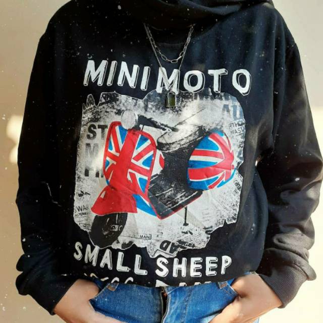 Minimoto Vespa Crewneck Oversize Second Thrift
