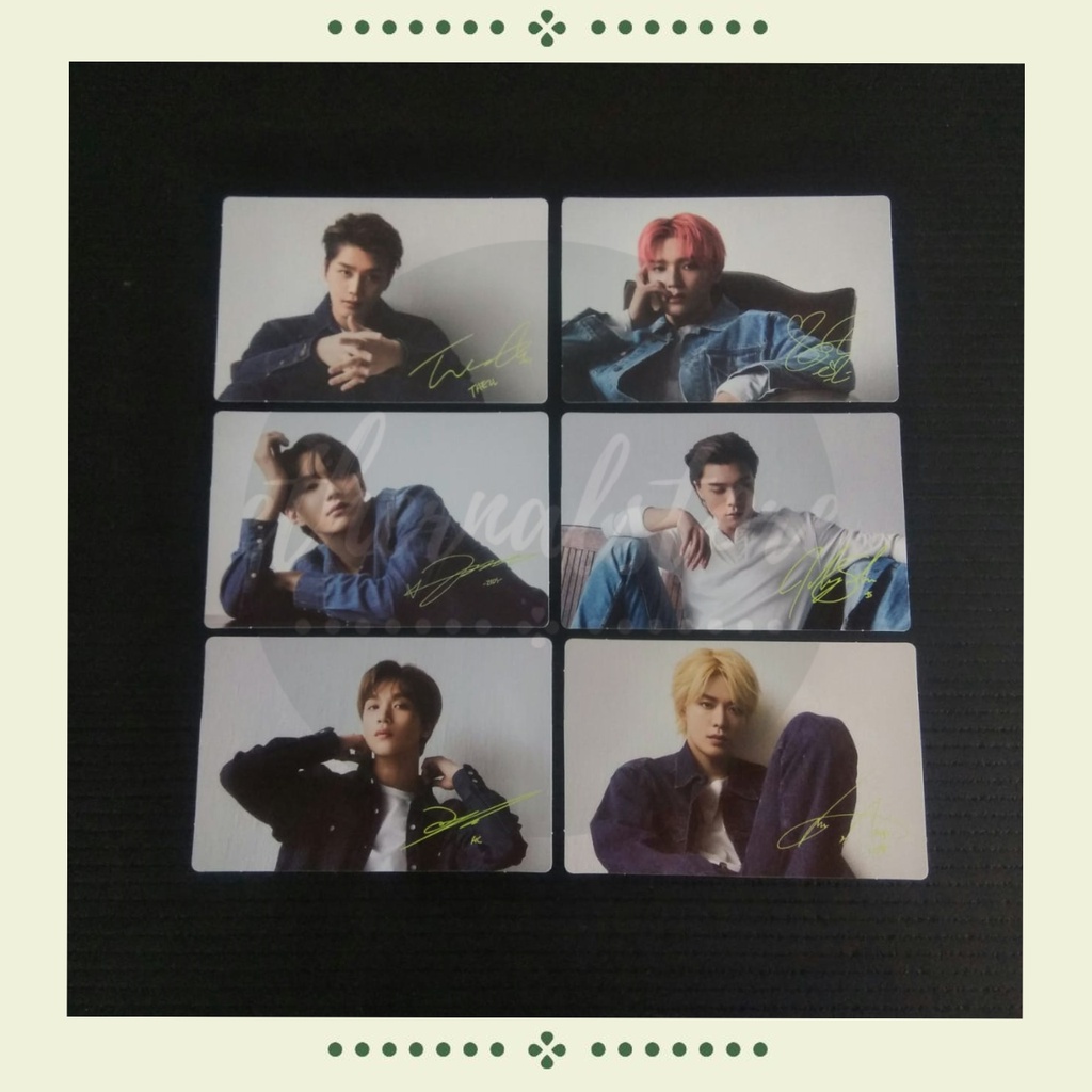 PC NCT 127 Nature Republic Denim Taeyong Taeil Johnny Japan
