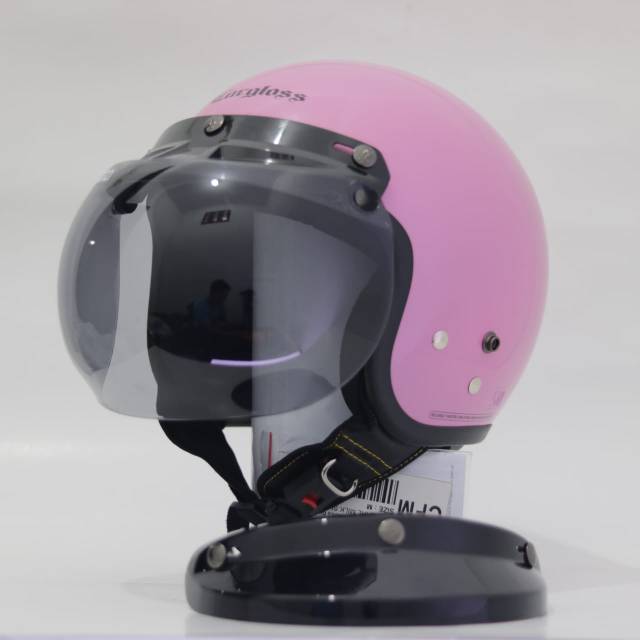 Helm Cargloss Retro Pink Gloss