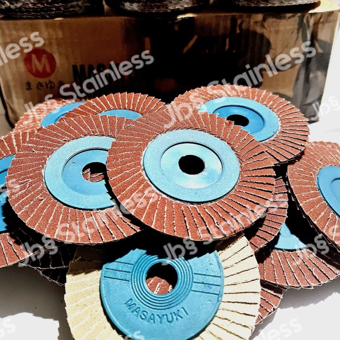 TERLARIS amplas susun flap disk grit 320 masayuki
