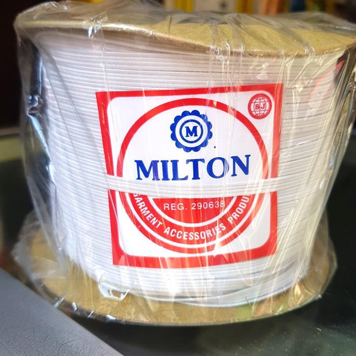 Tali Karet Gepeng Elastis 4mm Milton-Karet Elastis Serba Guna