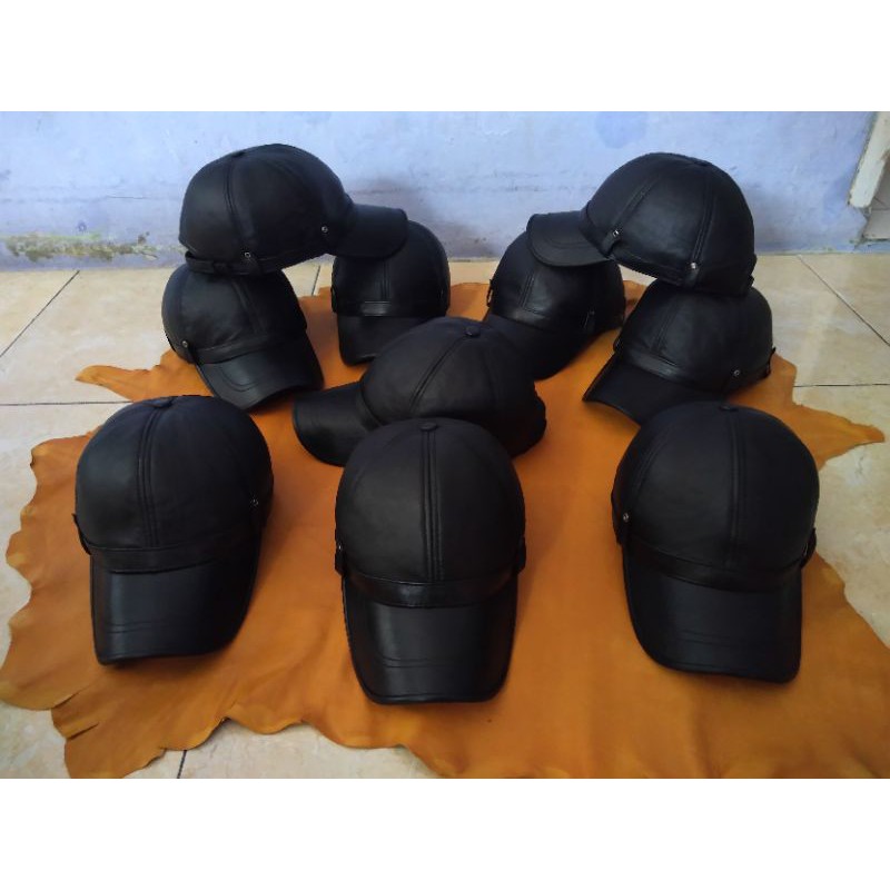 topi kulit domba asli