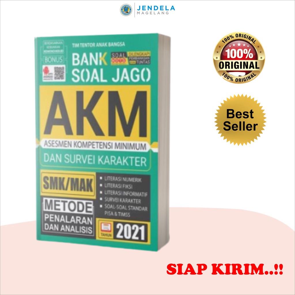BANK SOAL JAGO AKM DAN SURVEI KARAKTER SMK/MAK 2021