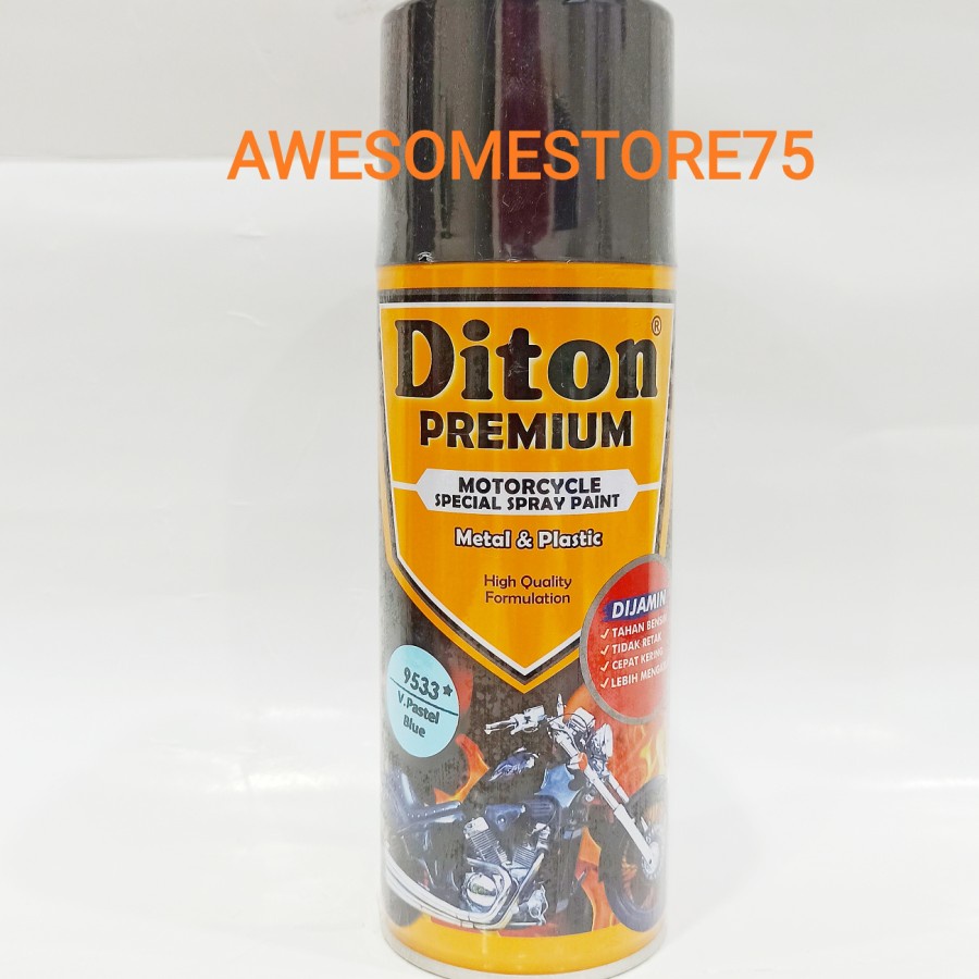 DITON PREMIUM ** V 9533 BLUE PASTEL Biru VESPA Cat Semprot Pylox Pilox