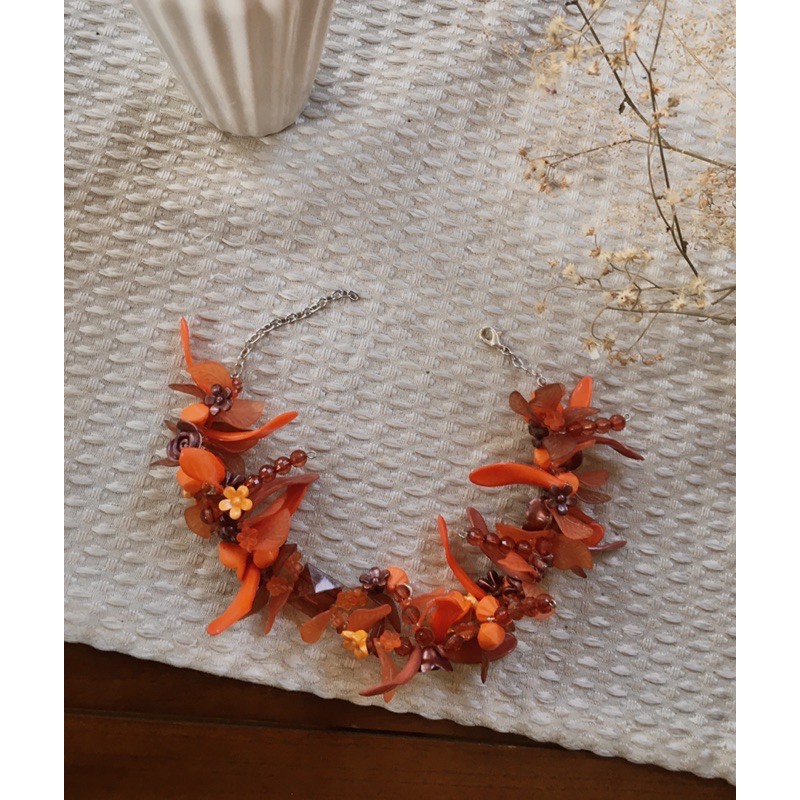 Kalung Mute Kalung Bunga Kalung Mutiara Kalung Modern Vafee Necklace