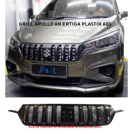 GRILL ERTIGA 2018 MODEL APOLLO BLACK LIST CHROME