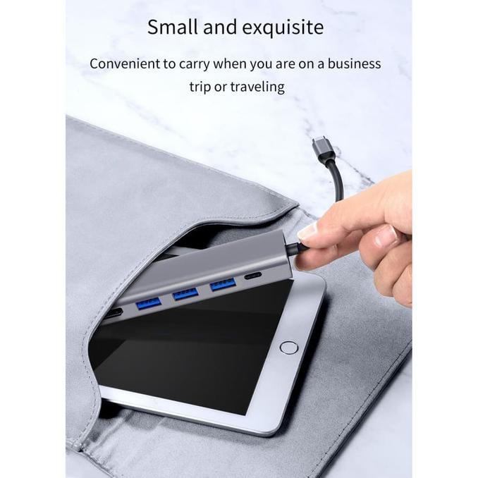 Wiwu Alpha A531H - 5-In-1 Usb-C Hub - Hdmi - Usb3.0 - Pd Charging Port Ayuma.Gallery