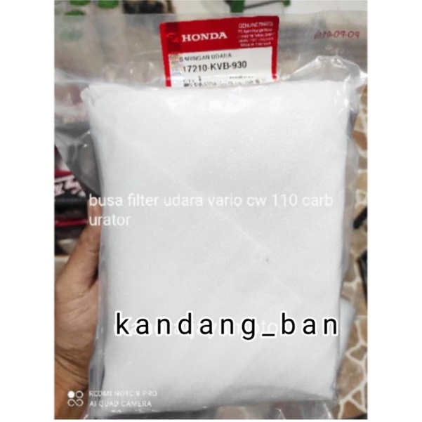 filter udara asli honda vario 110 cc carburator vario lama