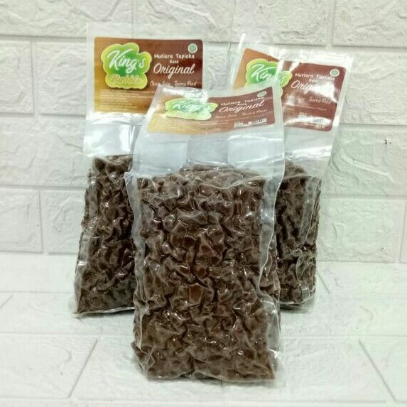 

KING'S BUBBLE BOBA MUTIARA TAPIOKA ORIGINAL 1 KG