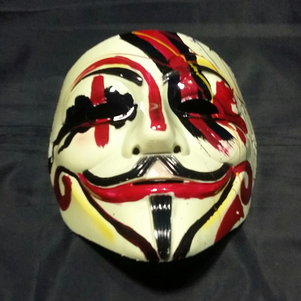 Topeng Anonymous Custom GodOfWar