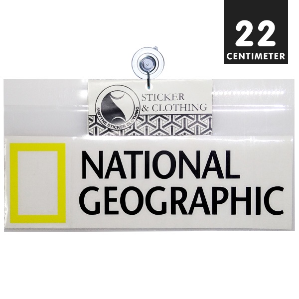 Stiker NATGEO 2W 22 cm national geographic Cutting Sticker waterproof