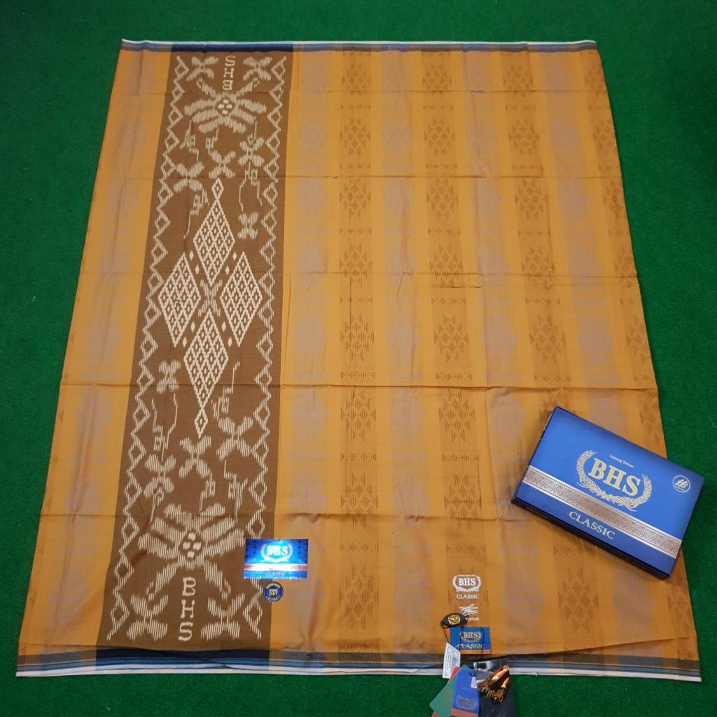 Sarung BHS Classic Gold Motif KWG DBY Nomor 1 Asli Terbaru 2020