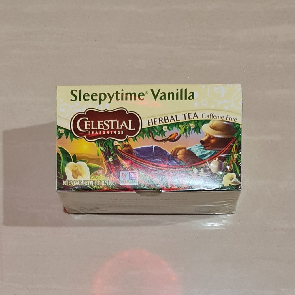 Celestial Seasonings Sleepytime Vanilla Herbal Tea 20 x 1.5 Gram