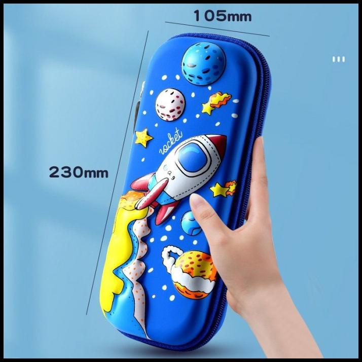 

Kado Anak Kelinci 3D Pensil Import Sd Premium Bunny Kotak Roket Tempat