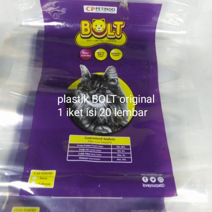 Plastik Sablon BOLT Repack 1 KG Isi 20 Lembar