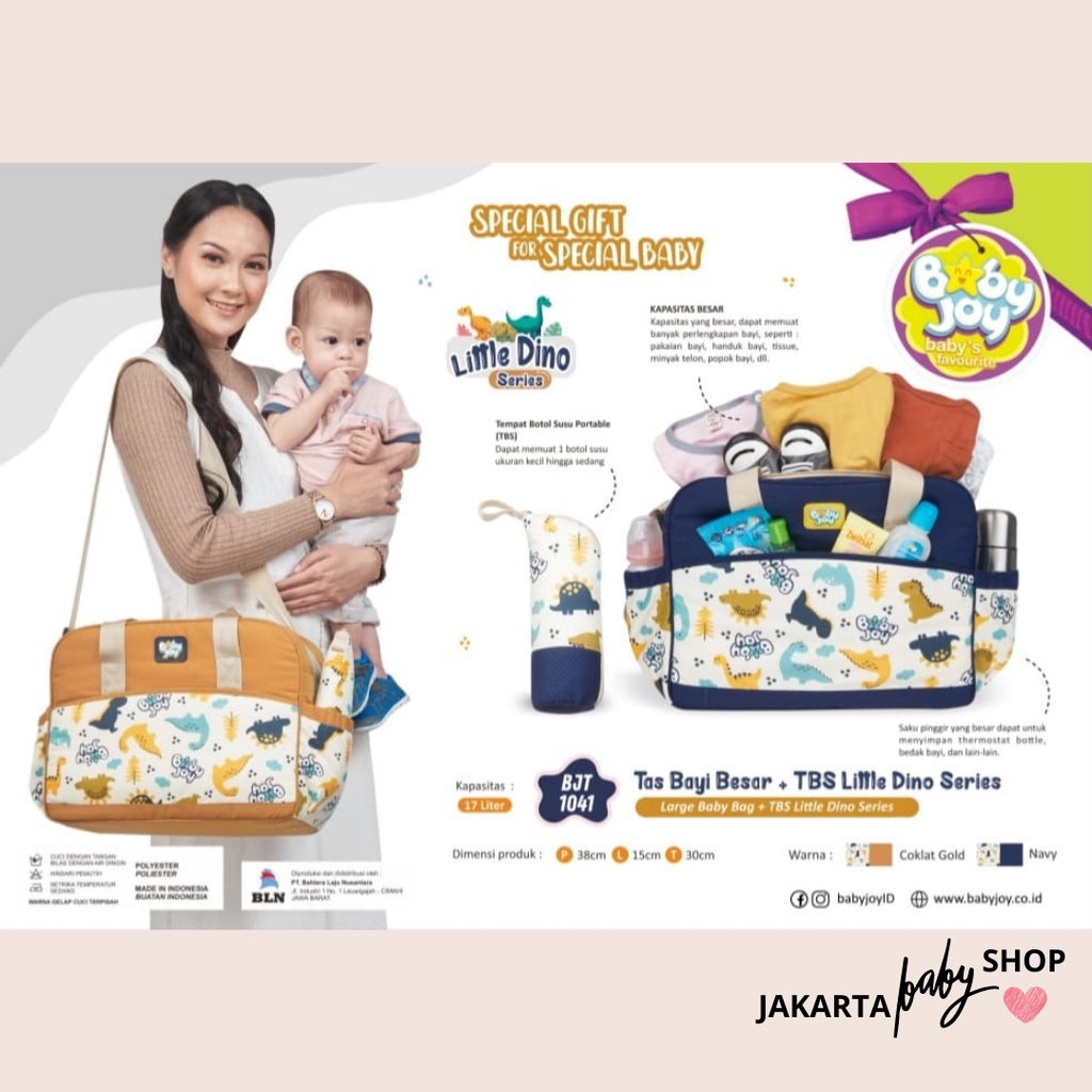 TAS BAYI BESAR + TBS LITTLE DINO SERIES BABY JOY BJT1041