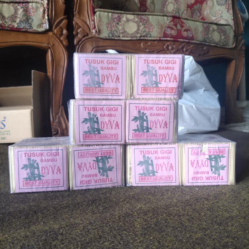 TUSUK GIGI BAMBU DYVA LANCIP DUA SISI (-+230)