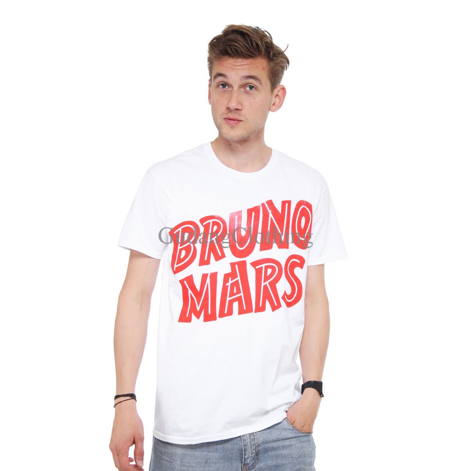 Tshirt Bruno Mars - Putih