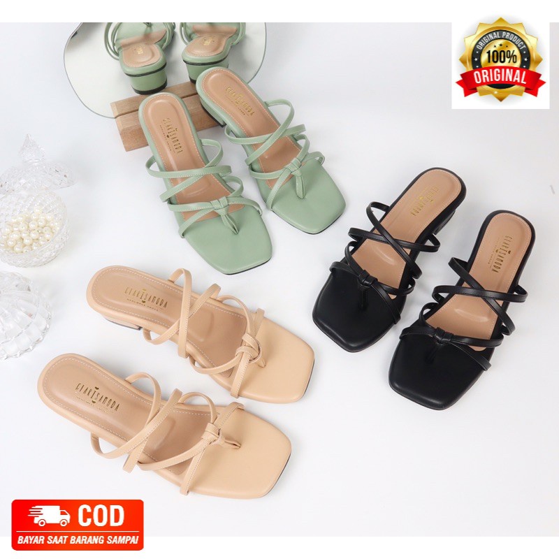 GLARISAMODA Eve Sandal Heels 3cm glarisamoda / sandal tali / heels tali