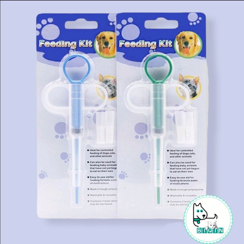 Pelontar Alat Bantu Minum Obat Hewan / Feeding Kit