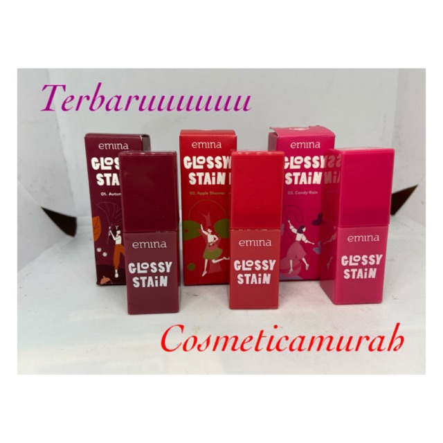 [ terbaru ] emina glossy stain // liptint emina glossy stain // emina stain glossy