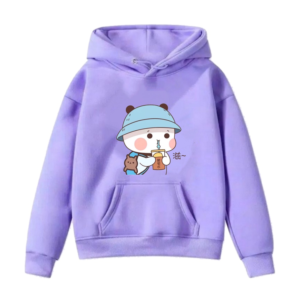 Jaket Sweater Hoodie Anak Cewe Switer Hodie Anak Cewek Boba Series Unisex Trend